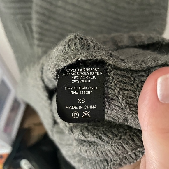 ASTR Wool Blend Dolman Sweater Mini Dress Size XS - Picture 5 of 7